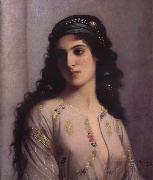 Charles Landelle Jewish Girl in Tangiers Sweden oil painting artist